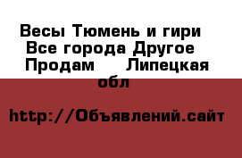 Весы Тюмень и гири - Все города Другое » Продам   . Липецкая обл.